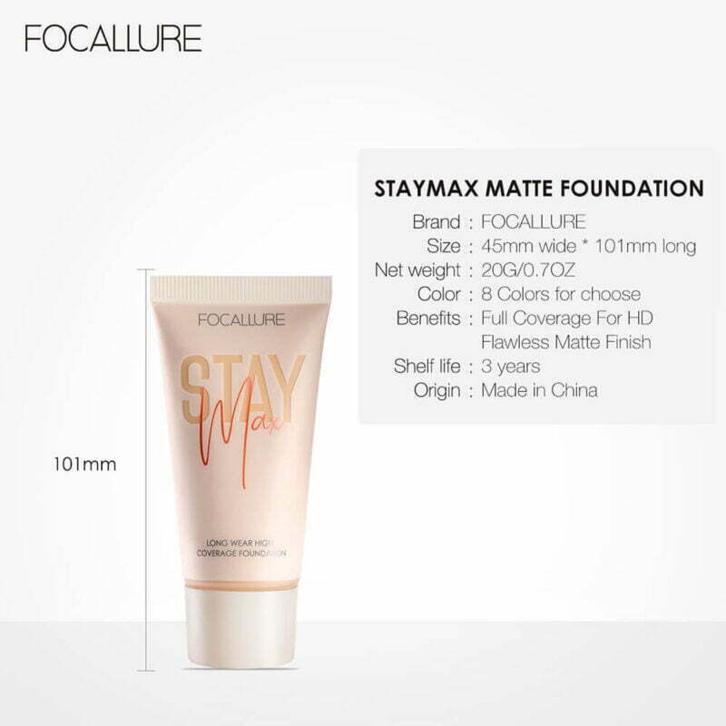 Focallure Staymax Pore Blurring Matte Flowless Makeup Foundation
