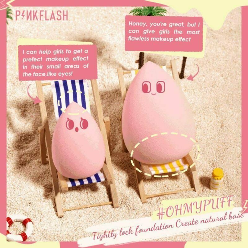 Pink Flash Beauty Sponge And Beauty Blender