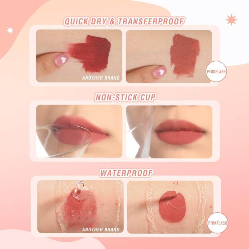 Pink Flash Double Head Lipstick &Amp; Lip Gloss