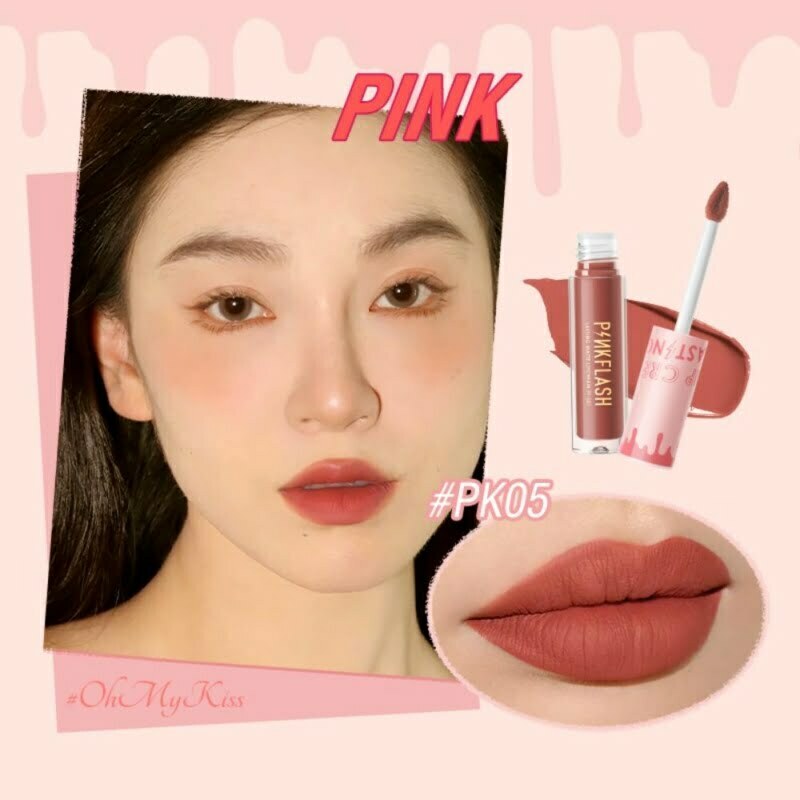 Pink Flash Melting Matte Waterproof Lipstick