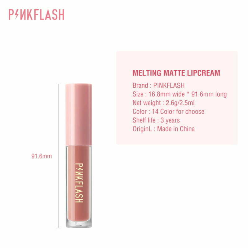 Pink Flash Melting Matte Waterproof Lipstick