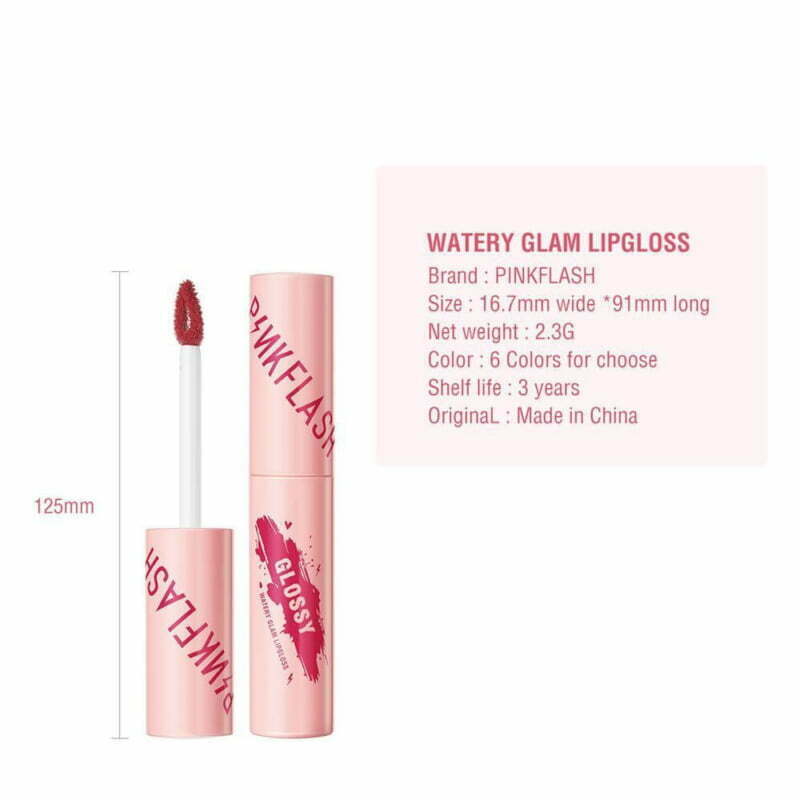 Pink Flash Watery Glam Lip Gloss