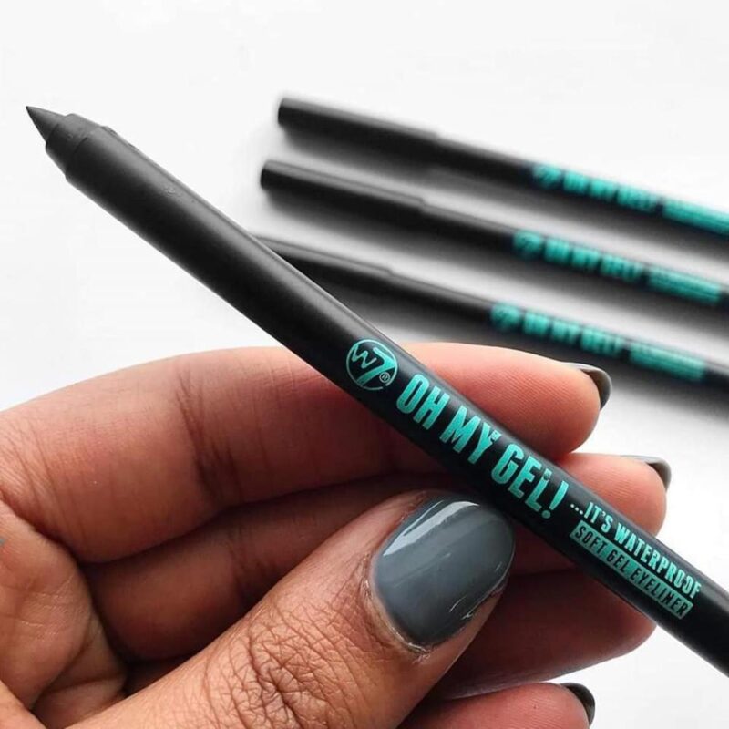 W7 Oh My Gel Pencil Liner Is Waterproof Allows You To Get A Long-Lasting And Vivid Color Result As It Smoothly Slides Over The Eyelid.