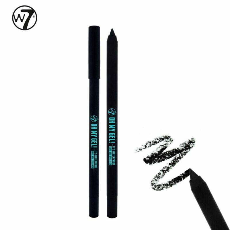 W7 Oh My Gel Pencil Liner Is Waterproof Allows You To Get A Long-Lasting And Vivid Color Result As It Smoothly Slides Over The Eyelid.