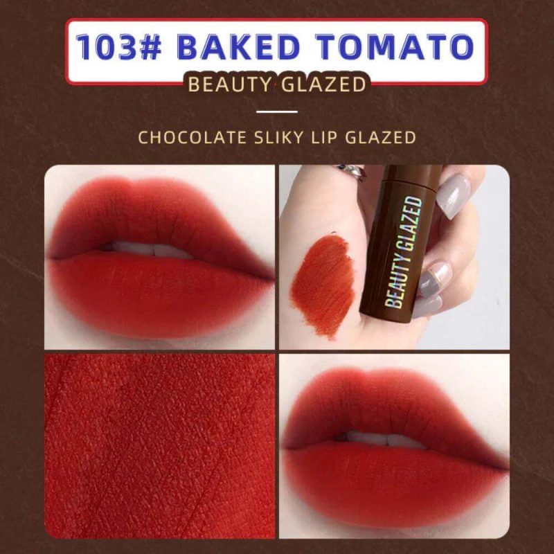 Beaty Glazed Choclate Matte Liquid Lipstick #103