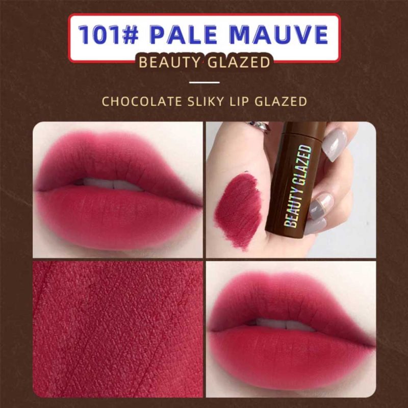 Beaty Glazed Choclate Matte Liquid Lipstick #101