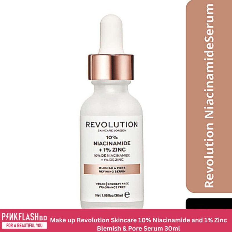 Revolution Skincare 10% Niacinamide And 1% Zinc Blemish &Amp; Pore Serum 30Ml