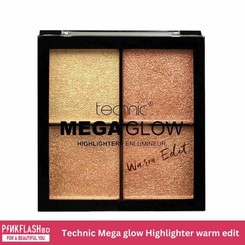 Technic Mega Glow Highlighter Palette- Warm Edit